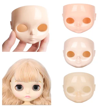 1 ADET 1/6 Blythe Doll DIY Bebek Fabrika Bebek Faceplate Arka Plaka İle 30cm Plastik Blythe Doll Hiçbir Makyaj Yüz ve Vida Oyuncak Aksesuarları