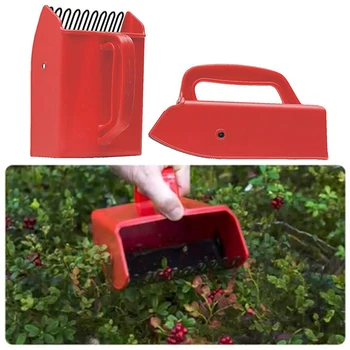 1 adet Metal Berry Seçici Tarak ile Taşınabilir Tırmık Meyve Toplama Kepçe Bahçe Eşyaları Yabanmersini Toplama Biçerdöver Bahçe Aracı