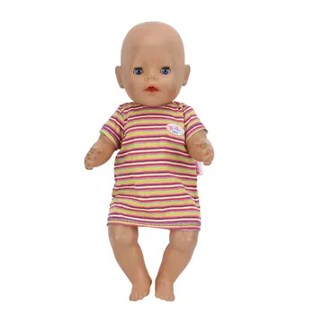 1 adet Moda Kısa Atlama Takım İçin 17 İnç Bebek Bebek 43 cm Giysi
