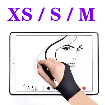 1 parmak Tablet Ekran Dokunmatik Eldiven ipad ekran kartı Sağ Sol El Anti-fouling Eldiven Çizim Grafiti Kroki Yazma