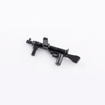 10 ADET Askeri Bloklar Stan Mark-V Makineli tüfek MOC Modeli Yapı Taşları Oyuncak Çocuklar için SWAT Ordu Silah Militarys Kilitleme