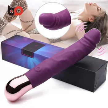 10 Frekans Hareketli Simülasyon Yumuşak Yapay Penis Vibratör Taşınabilir Klitoral Stimülatörü Kadın Mastürbasyon Aracı Pussy Seks Oyuncakları Kadın için