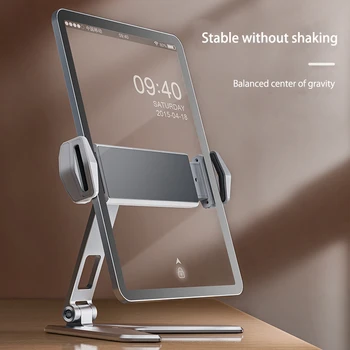 2020 Masa Cep Telefonu Standı Tutucu iPhone iPad İçin Ayarlanabilir Metal Masaüstü Tablet Masa Standı Evrensel Cep Desteği Katlanır