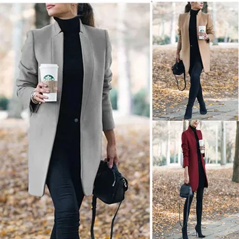 2021 Kadın Sonbahar Ve Ceket Katı Uzun Kollu Cep Klasik Dış Giyim Artı Boyutu 5XL Streetwear Kadın Giysileri Trençkot M6209