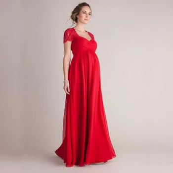 2022 Hamile Anne Elbise Hamile Fotoğrafçılığı Sahne Kadın Gebelik Giysileri Dantel Elbise Hamile Fotoğraf Çekimi Giyim