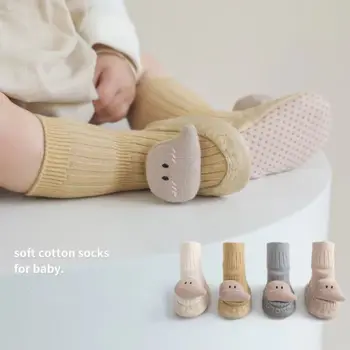 2022 Moda Bebek Çorap Bebek Erkek Kız Çorap Yenidoğan Sonbahar Kış Çocuk Kat Çorap Ayakkabı Anti Kayma Yumuşak Taban Çorap