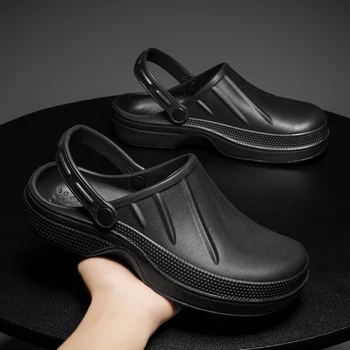 2022 Yaz Yeni EVA Unisex Şef Ayakkabı Hemşire Doktor Ayakkabı bahçe ayakkabısı Boyutu 35-46 Moda Bahçe Takunya Lüks su geçirmez ayakkabı
