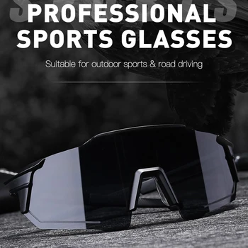 2022 YENİ Güneş Gözlüğü UV400 Rüzgar Geçirmez Açık Spor Gözlük Gözlük Gözlük Bisiklet Gözlük Unisex