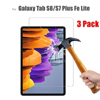 3 Parça Cam Koruyucu Samsung Galaxy Tab ıçin S7 S8 Ekran koruyucu Film Samsung Galaxy Tab ıçin S7 Artı Fe Lite S8 Artı Ultra