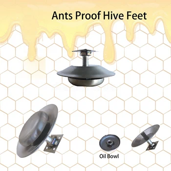 4 Adet / takım Paslanmaz Çelik Karıncalar Geçirmez Kovanı Ayak (Dahil 4 Ayak) Arıcılık araçları