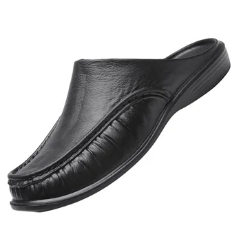 Adam ışık terlik açık nefes plaj ayakkabısı rahat Slip-on Flats sandalet ayakkabı boyutu 40-47 Zapatos