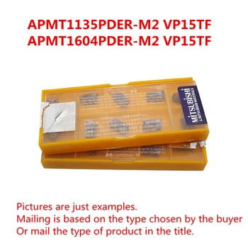 APMT1135PDER-M2 VP15TF / APMT1604PDER-M2 VP15TF CNC Freze Uçları Karbür Uçlar Yeni Orijinal Ücretsiz Kargo