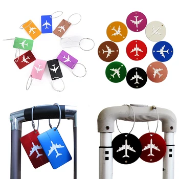 Bavul ve çanta Seyahat Aksesuarları 2019 Moda Sevimli Yenilik Kauçuk Funky Alüminyum Etiket Askıları Bavul Bagaj Etiketi Damla Nakliye