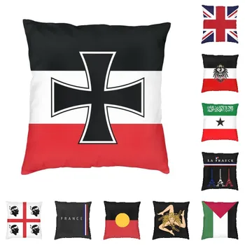 Bayrağı Alman İmparatorluğu Yastık Kılıfı Ev Dekoratif Moda Açık Yastıkları Kare Yastık Bayrağı Korsika Sardunya Bayrağı