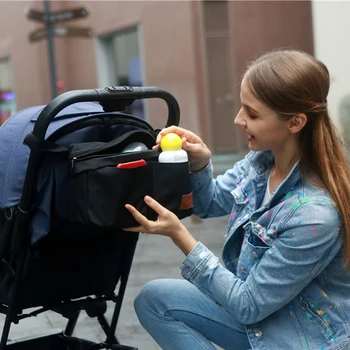 Bebek Arabası Organizatör Nappy çanta kancası Asılı Mumya Arabası Su Geçirmez şişe çantası Çanta Arabası Sepeti Organizatör Bebek Bezi Çantası