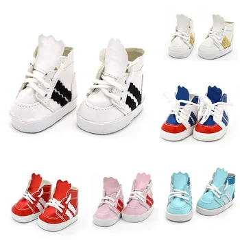 Bebek Ayakkabıları Kontrast Renk Tasarım Dikiş Renk 14.5 İnç Wellie Wisher ve 32-34Cm Paola Reina Bebek, oyuncak bebek Giysileri Aksesuarları