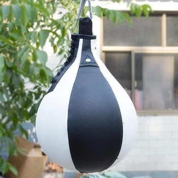 Boks Hız Topu Armut Şekli PU Hız Çantası boks kum torbası Döner Speedball Egzersiz Fitness Eğitim Topu