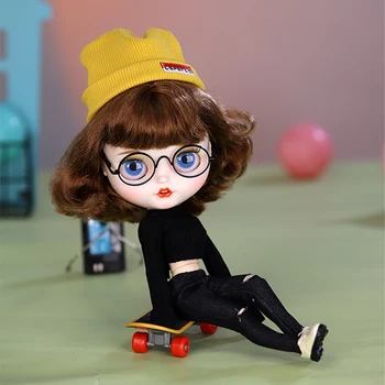 BUZLU DBS Blyth Doll Kombinasyonu Dahil Olmak Üzere Giysi Ayakkabı El Seti AB Rahat Soyunma 1/6 BJD Ob24 Anime Kız