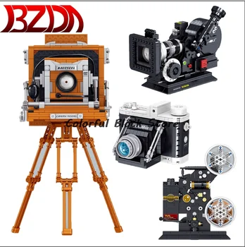 BZDA dijital kamera Yapı Taşı MOC Yaratıcı Retro Kamera Modeli Yüksek teknoloji Toplama Oyuncaklar Kamera Tuğla Hediyeler Çocuklar İçin erkek