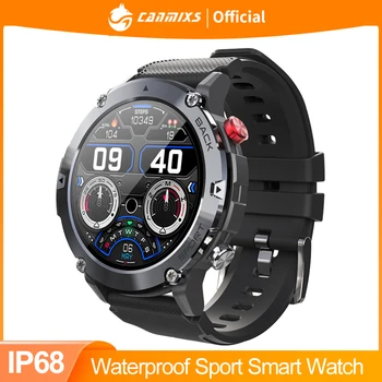 CANMIXS akıllı saat Erkekler Bluetooth Çağrı Smartwatch 2022 IP68 Su Geçirmez spor fitness takip chazı nabız monitörü Android IOS İçin