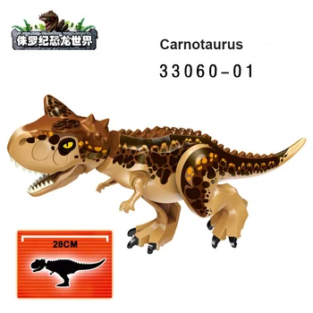 Carnotaurus Jurassic Dinozorlar Rakamlar Tuğla Tyrannosaurus Pterosauria Indominus Dünya Yapı Taşları Çocuk Oyuncak Dinozor