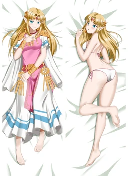 Dakimakura Zelda Seksi kız Prenses sarılma yastığı kılıfı yastık Kılıfı Hediye Yastık Kılıfı
