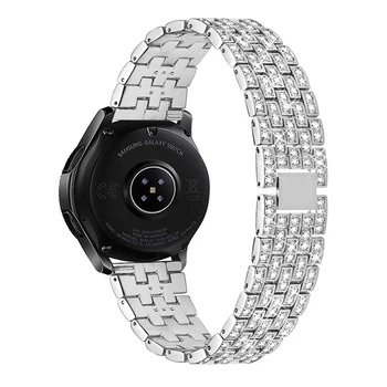 Elmas Metal Watchband Amazfit GTS 3 4 kordon akıllı saat için Amazfit Bip U Pro S Lite 3 Bileklik GTS 2 2e 4 mini Kayış