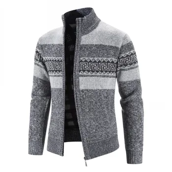 Erkek Hırka Ceketler Kış Kazak Yeni Erkek Kalın Sıcak Rahat Sweatercoats Kaliteli Erkek Slim Fit Kazak Boyutu 3XL