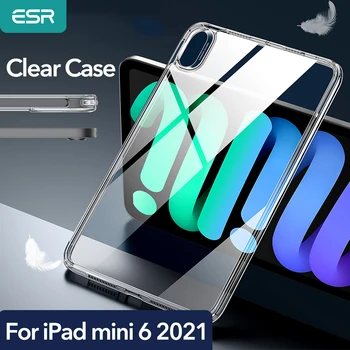 ESR iPad mini 6 için Kılıf Temizle Sert Arka Tampon Kristal Şeffaf arka kapak için iPad mini 6th Gen 2021 Koruyucu Kılıf Kabuk