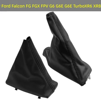 Ford Falcon FG için FGX FPV G6 G6E G6E TurboXR6 XR8 Sprint Araba El Hız Vites Topuzu Kolu Kalem Gaitor Boot El Freni Kapağı