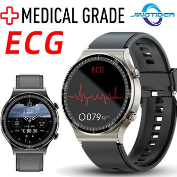 G08 akıllı saat PPG + EKG 24H Kalp Hızı Kan Oksijen Uyku Monitör Solunum Eğitim Tıbbi Sınıf Sağlık İzleme Smartwatch