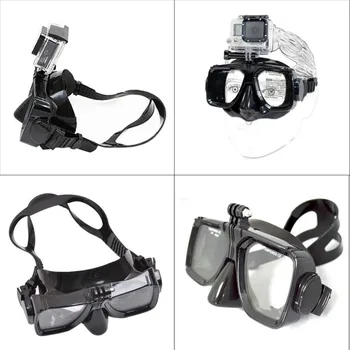 Git Pro Dalış Aksesuarları Gopro Hero8 SJCAM SJ4000 / 5000 / 6000 Djı Osmo Eylem Yi Yüzmek Gözlük dalış maskesi Dağı