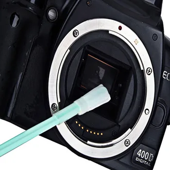 Kamera ıslak sensör temizleyici CCD ÇUBUKLA pamuk kamera Lens temizleme sopa kiti Nikon Canon Sony kamera için sıcak satış 2 adet / takım