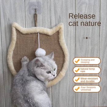 Kedi Scratcher Sisal paspas Kedi Tırmığı Keskinleştirmek için Çivi Kazıyıcı Kediler Ağacı Kedi Oyuncak Sandalye Masa Kanepe Paspaslar Mobilya Koruyucu