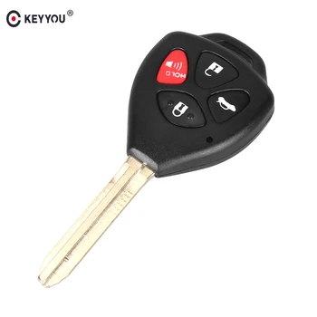 KEYYOU Yedek 3 + 1 4 Düğme Uzaktan Kabuk Araba Anahtarı Durum Oto Anahtar Kutu Toyota Camry Avalon Matrix RAV4 Venza Yaris Avalon