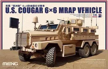 Meng Model 1/35 MG-SS-005 ABD Cougar 6x6 MRAP Araç plastik model seti ss005 model seti