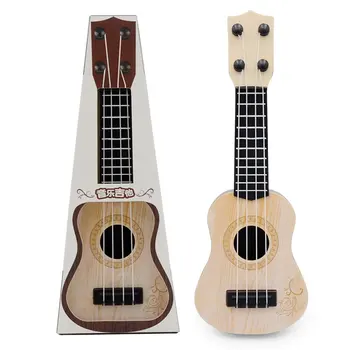 Mini Gitar 4 Dizeleri Klasik Ukulele Gitar Oyuncak Müzik Aletleri Çocuklar Çocuklar için Yeni Başlayanlar Erken Eğitim Küçük Gitar