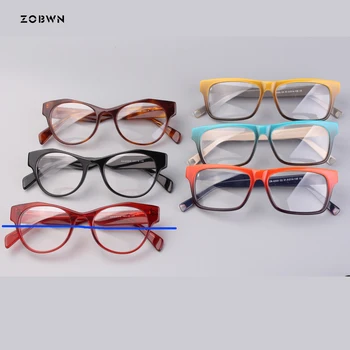 Mix toptan Optik Gözlük Kadın Kadın Retro Filme Gözlük bayan Çerçeve Şeffaf Lens İle Moda Yuvarlak Nerd Gözlük Çerçeveleri