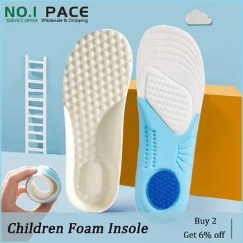 NOIPACE Çocuklar Ortopedik Tabanlık Bellek Köpük Çocuk Spor koşu ayakkabıları Tabanlık Ped Plantar Fasiit Arch Destek Ekler