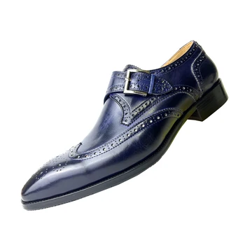 Oxford Iş Tarzı Erkek moda ayakkabı Elbise En Iyi erkek ayakkabısı El Yapımı Hakiki Deri Tasarımcısı Resmi erkek ayakkabısı