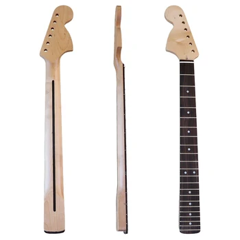Sol El ST Gitar Boyun Kanada Akçaağaç Büyük Baş Mat Finish Doğal 22 Frets Gitar Boyun Orta Hattı ile Elektrik Gitar için