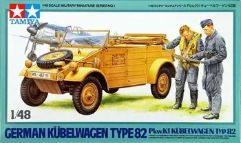 Tamiya 32501 1/48 Ölçekli Askeri Araç Modeli Kiti İKINCI DÜNYA savaşı Alman Kubelwagen Tipi 82
