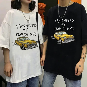 Tom Hollanda Aynı Stil Hayatta Kaldı Benim Gezisi NYC T Shirt Erkek Komik Karikatür T-shirt Grafik Streetwear Tshirt Hip Hop Tees Erkek