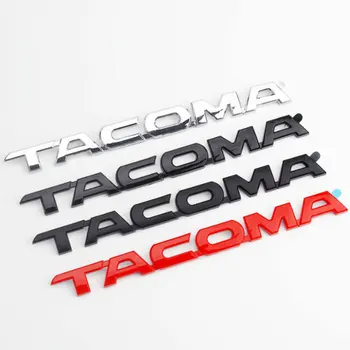Toyota Tundra için araba logosu TACOMA pickup sticker modifiye evrensel aksesuarları ABS gövde yan fende dekorasyon etiket çıkartması