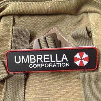 Umbrella Corporation, PVC 3D Kauçuk Rozet Askeri Taktik Yama