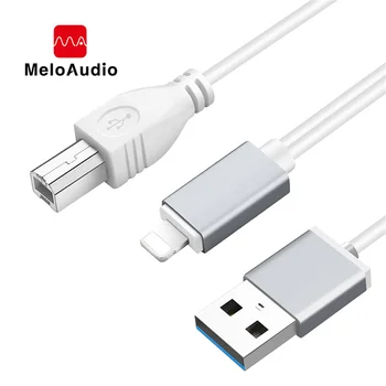 USB Portu B Tipi Denetleyicisi Klavye Midi için Şarj ile Elektronik Müzik Araç için iOS için Yıldırım 10 16 OTG Kablo 