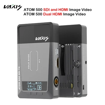 Vaxis ATOM 500 SDI 500ft Çift HDMI Temel Kiti Görüntü Video Kablosuz İletim Sistemi Verici alıcı 1080 P HD SDI-HDMI