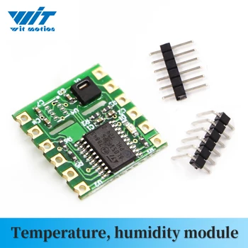 WitMotion Yüksek Hassasiyetli Dijital Sıcaklık Nem Sensörü Düşük Tüketim STM8L051F3 Çip Modülü WT-SHT20