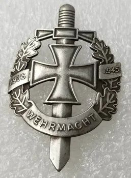 WW2 Alman Ordusu Askeri Wehrmacht WH rozet pimleri hatıra paraları-çoğaltma paralar madalya paraları koleksiyon rozeti