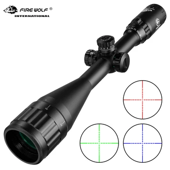 Yangın KURT 4-16X50 Avcılık taktik Optik sight Airsoft aksesuarları Tüfek Kapsam Taret kilidi Spotting kapsam tüfek avcılık için
